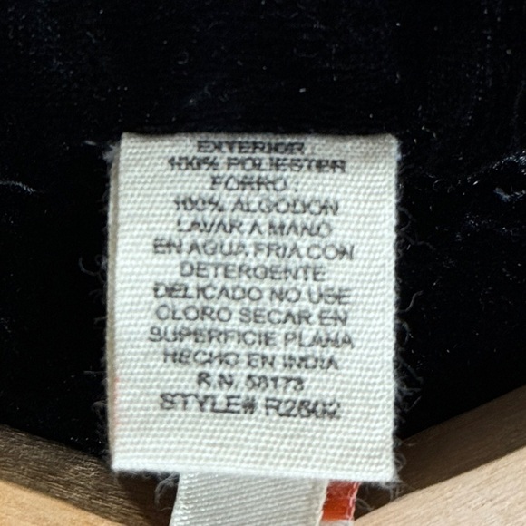 RAGA Winston Velvet Embroidered Jacket Black Ivory Anthropologie Torero‎ Blazer - Picture 12 of 16